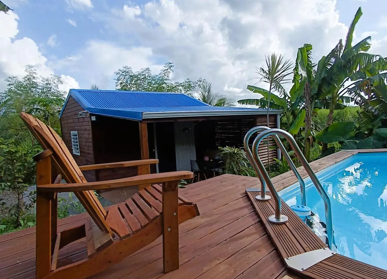 Holiday home Le Paradis Des Colibris Gite Creole Avec Piscine Table Dhotes Et Nature A Anse Bertrand